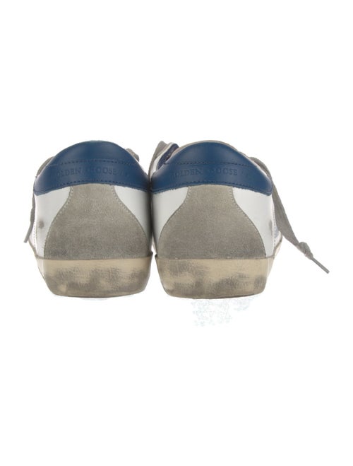 Golden Goose Leather Graphic Print Sneakers