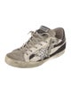 Golden Goose Ponyhair Animal Print Sneakers