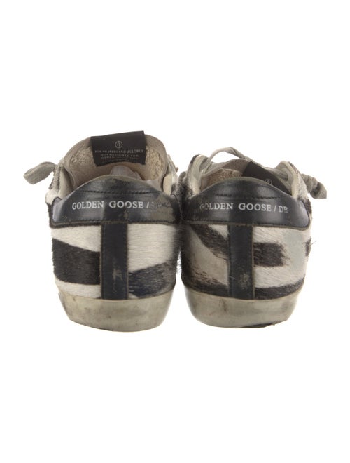 Golden Goose Ponyhair Animal Print Sneakers