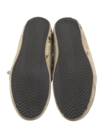 Golden Goose Ponyhair Animal Print Sneakers