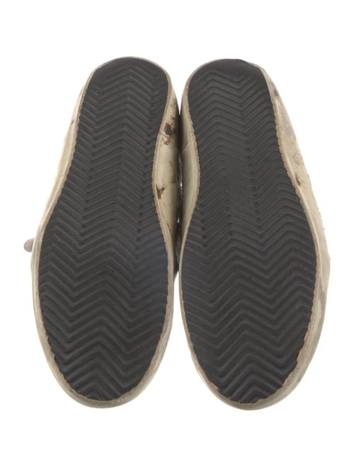 Golden Goose Ponyhair Animal Print Sneakers