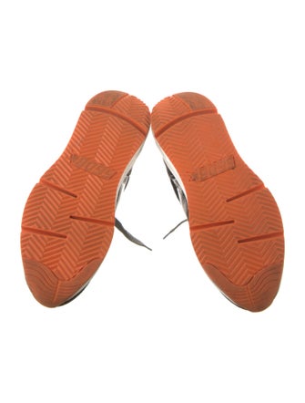 Golden Goose Suede Colorblock Pattern Sneakers