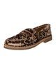 Golden Goose Ponyhair Animal Print Loafers