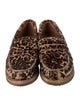 Golden Goose Ponyhair Animal Print Loafers