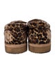 Golden Goose Ponyhair Animal Print Loafers