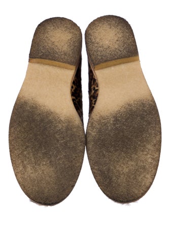 Golden Goose Ponyhair Animal Print Loafers