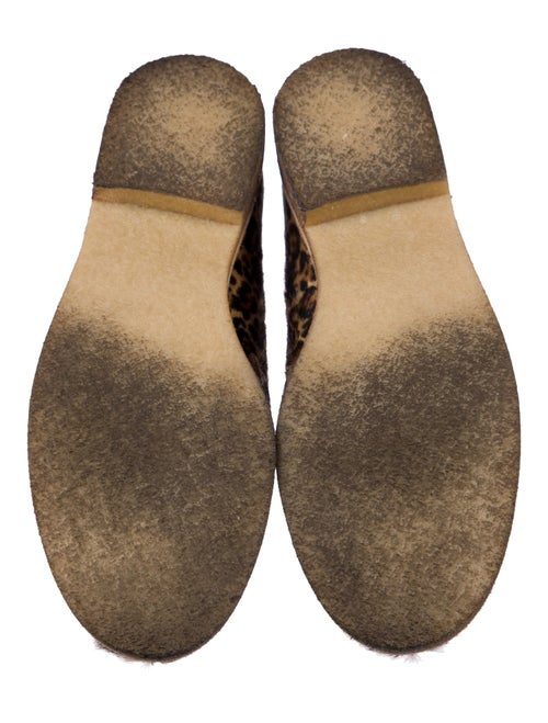 Golden Goose Ponyhair Animal Print Loafers