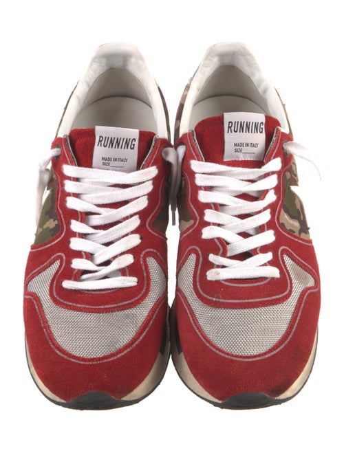 Golden Goose Suede Printed Athletic Sneakers