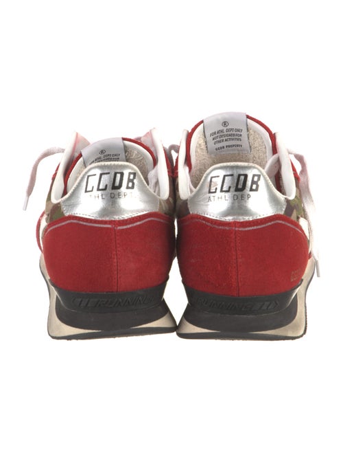 Golden Goose Suede Printed Athletic Sneakers