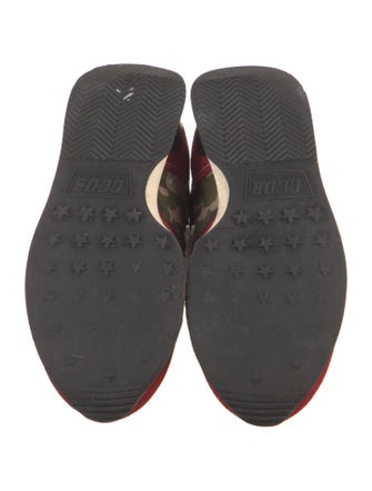 Golden Goose Suede Printed Athletic Sneakers