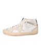 Golden Goose Leather Colorblock Pattern Sneakers
