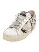 Golden Goose Ponyhair Printed Sneakers