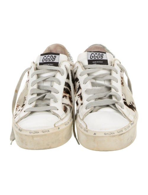 Golden Goose Ponyhair Printed Sneakers