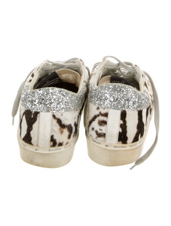 Golden Goose Ponyhair Printed Sneakers