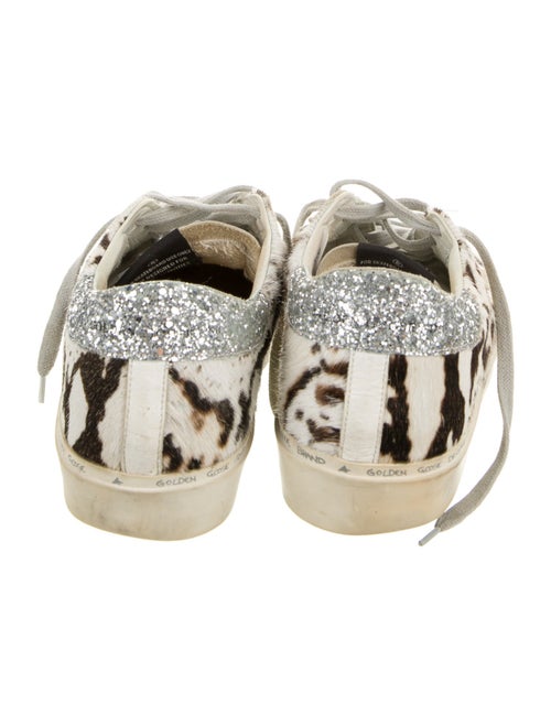 Golden Goose Ponyhair Printed Sneakers