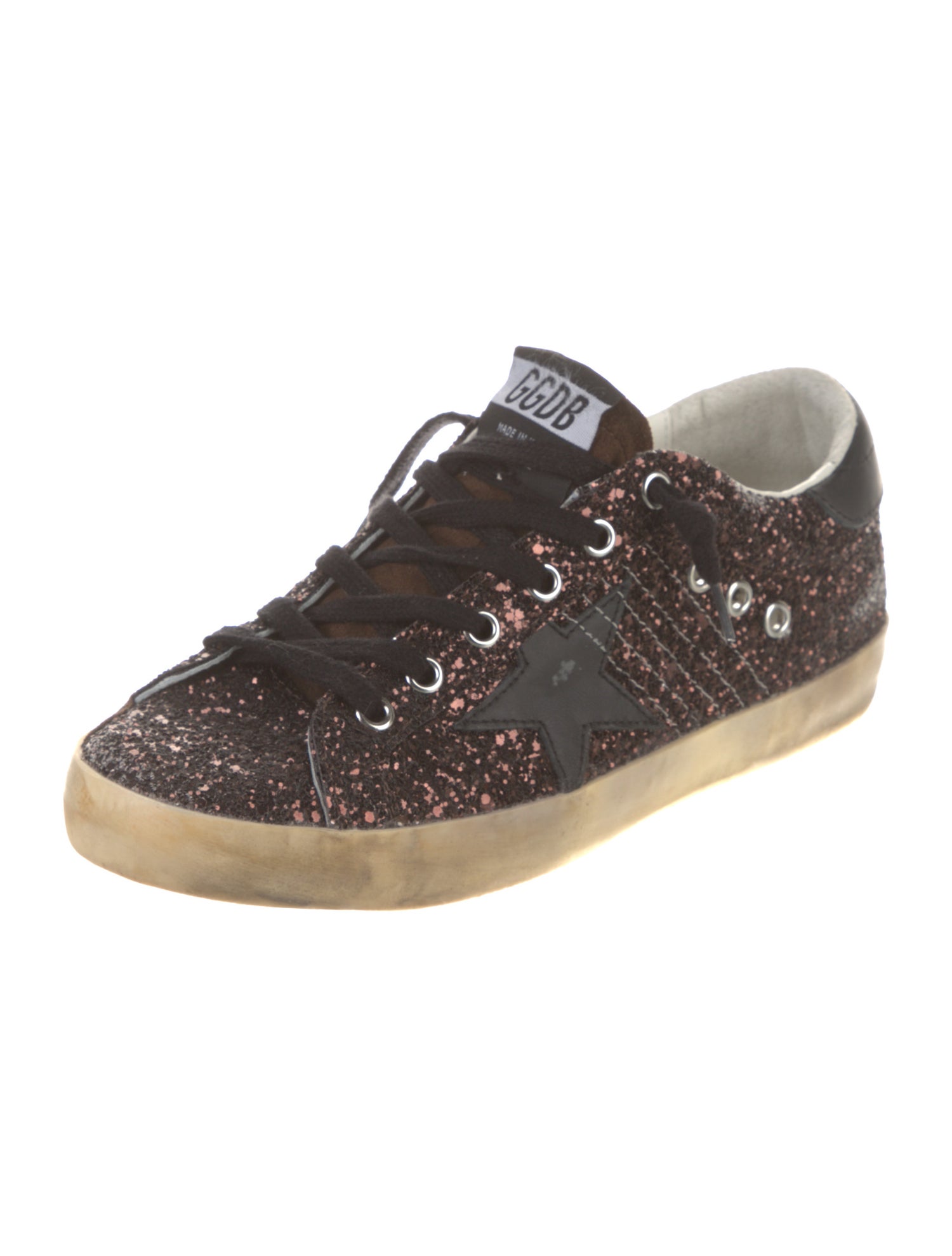 Golden Goose Glitter Glitter Accents Sneakers