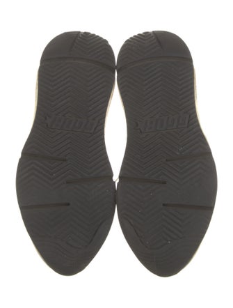 Golden Goose Suede Colorblock Pattern Sneakers