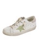 Golden Goose Leather Distressed Accents Sneakers