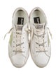 Golden Goose Leather Distressed Accents Sneakers