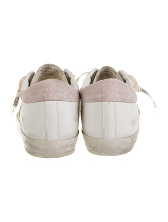 Golden Goose Leather Distressed Accents Sneakers