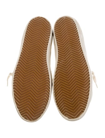 Golden Goose Leather Distressed Accents Sneakers