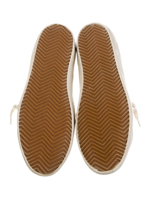 Golden Goose Leather Distressed Accents Sneakers