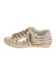 Golden Goose Suede Animal Print Sneakers
