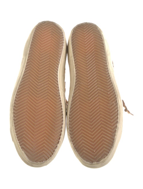 Golden Goose Suede Animal Print Sneakers