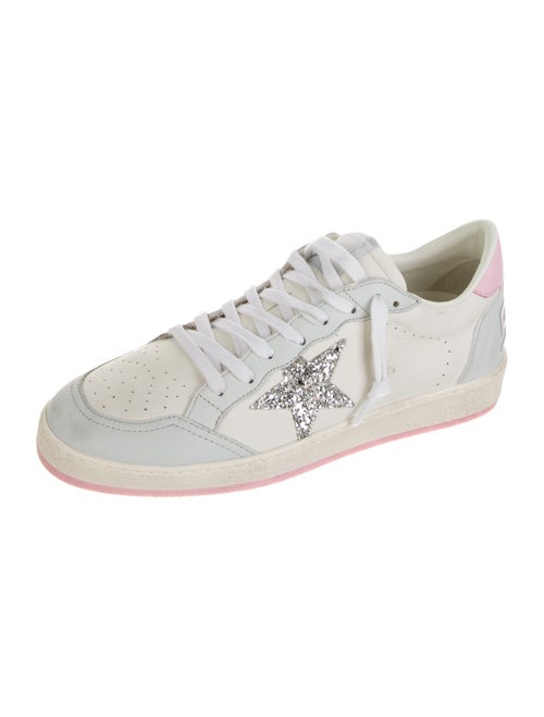 Golden Goose Leather Distressed Accents Sneakers