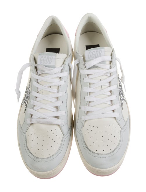 Golden Goose Leather Distressed Accents Sneakers