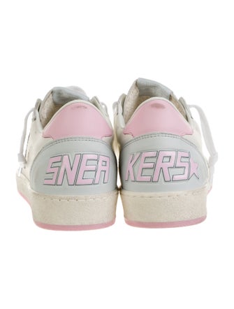 Golden Goose Leather Distressed Accents Sneakers