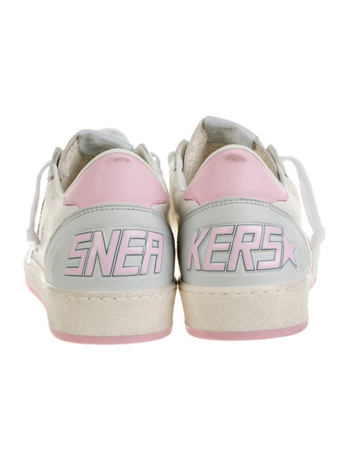 Golden Goose Leather Distressed Accents Sneakers