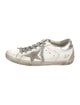 Golden Goose Leather Printed Sneakers