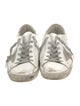 Golden Goose Leather Printed Sneakers