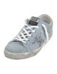 Golden Goose Denim Glitter Accents Sneakers