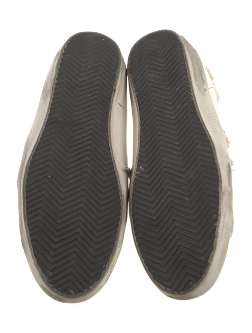 Golden Goose Leather Colorblock Pattern Sneakers