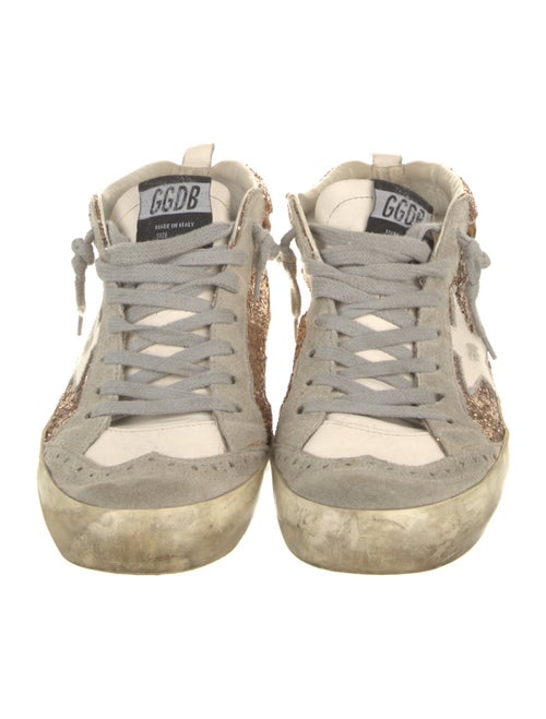 Golden Goose Glitter Colorblock Pattern Sneakers