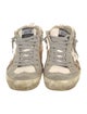 Golden Goose Glitter Colorblock Pattern Sneakers