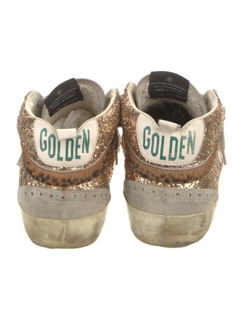 Golden Goose Glitter Colorblock Pattern Sneakers