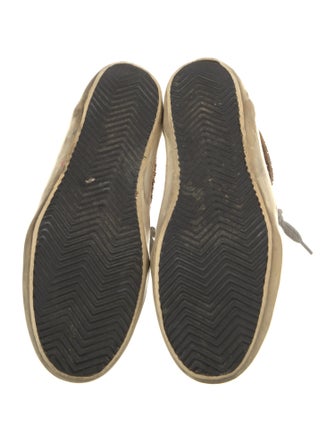 Golden Goose Glitter Colorblock Pattern Sneakers