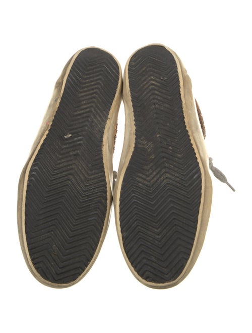 Golden Goose Glitter Colorblock Pattern Sneakers
