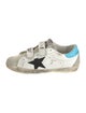Golden Goose Leather Printed Sneakers