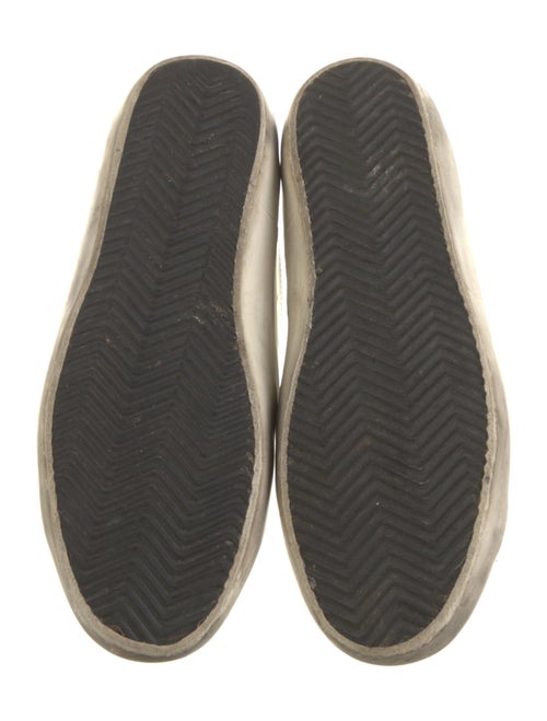 Golden Goose Leather Printed Sneakers