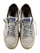 Golden Goose Leather Printed Sneakers