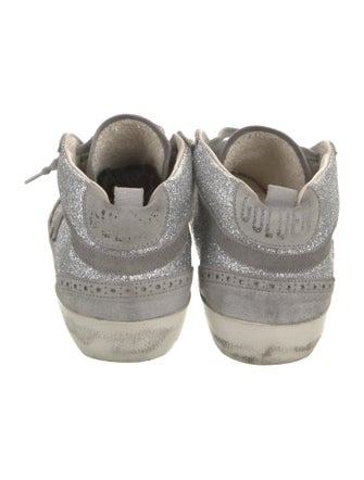 Golden Goose Suede Graphic Print Sneakers