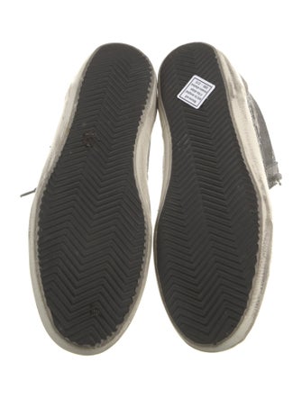 Golden Goose Suede Graphic Print Sneakers