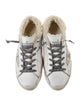 Golden Goose Leather Colorblock Pattern Sneakers