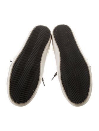 Golden Goose Leather Colorblock Pattern Sneakers