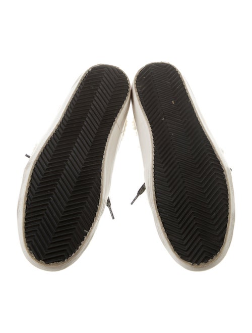 Golden Goose Leather Colorblock Pattern Sneakers