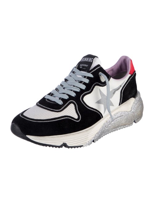 Golden Goose Suede Printed Athletic Sneakers